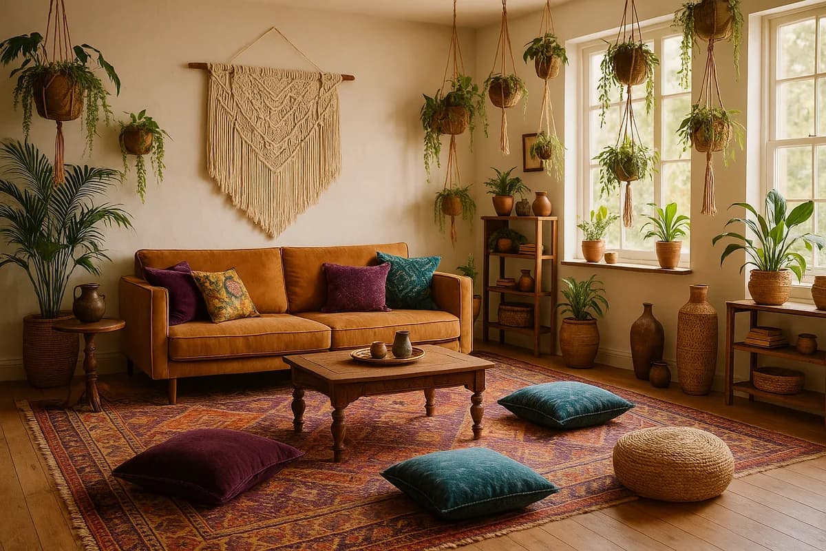 Bohemian living room example