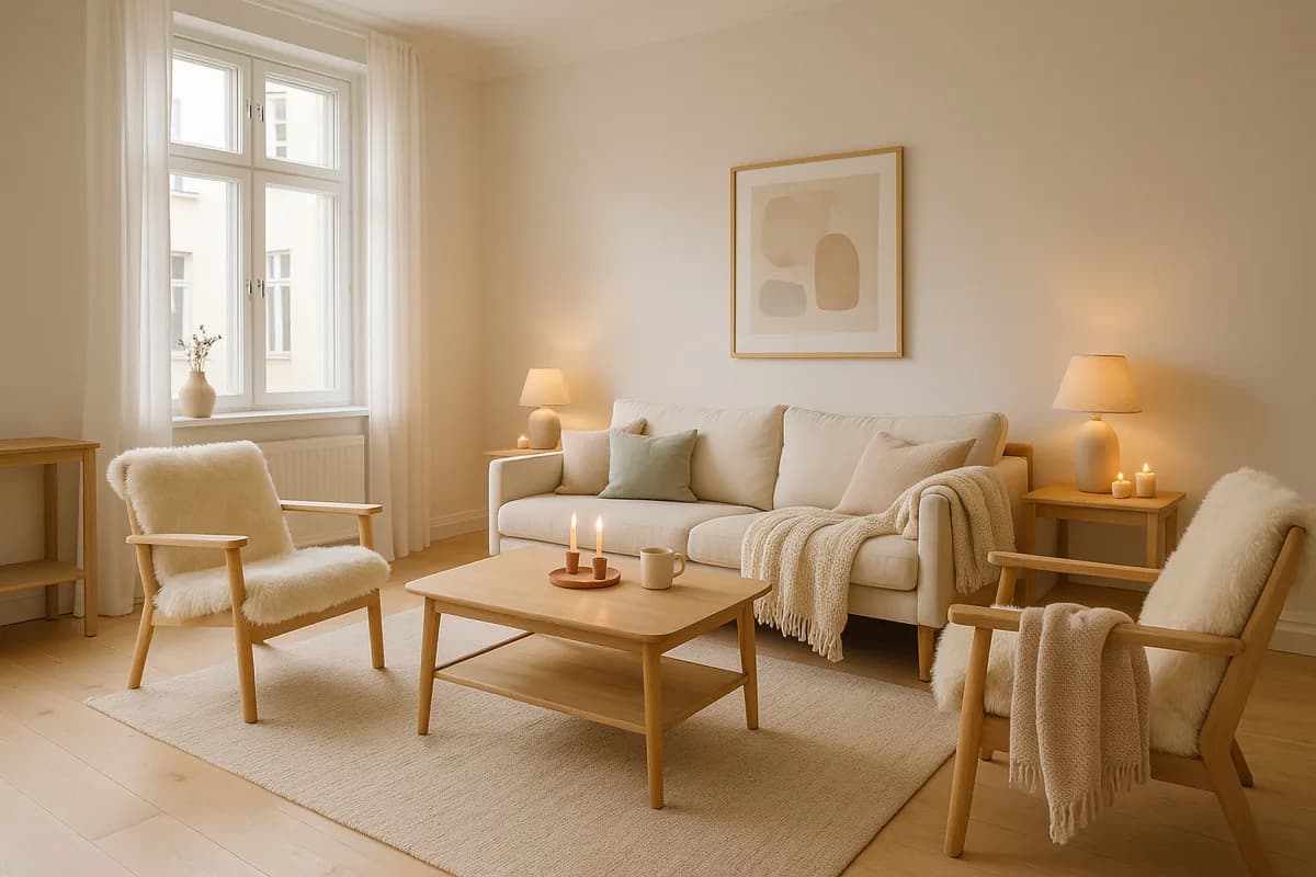 Scandinavian living room example
